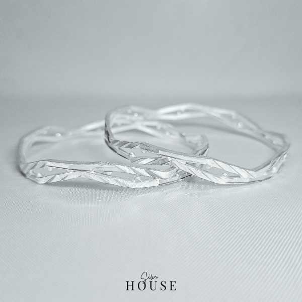 Sterling Silver Bangles - Siya by Silver House, Kangan