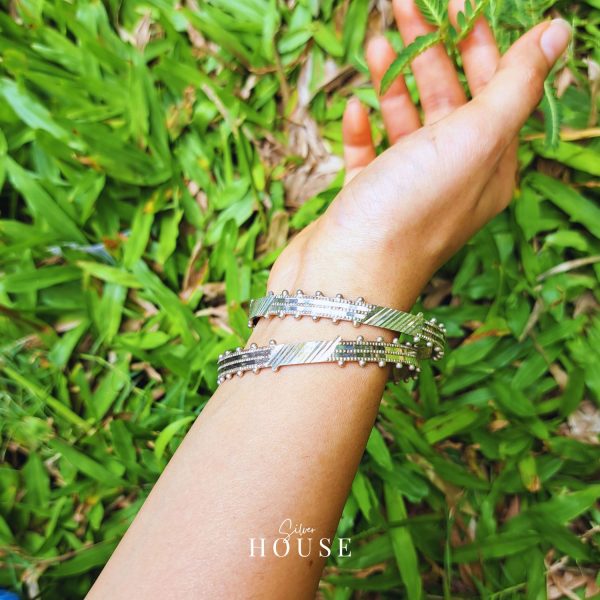 Sterling Silver Bangles - Vanya by Silver House, Kangan