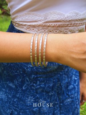Sterling Silver Bangles - Manya by Silver House