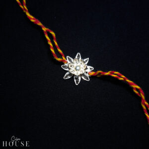 Sterling Silver Rakhi for Rakshabandhan by Silver House