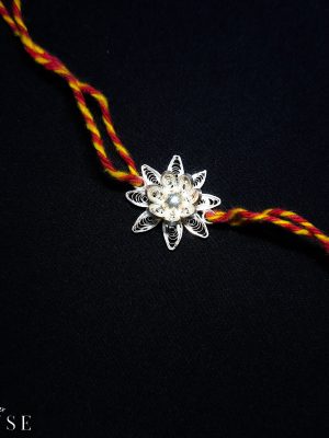 Sterling Silver Rakhi for Rakshabandhan by Silver House