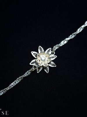 Sterling Silver Rakhi Bracelet for Rakshabandhan | Silver House