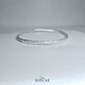 Sterling Silver Bangle -Manvi by Silver House, Kada, Kangan