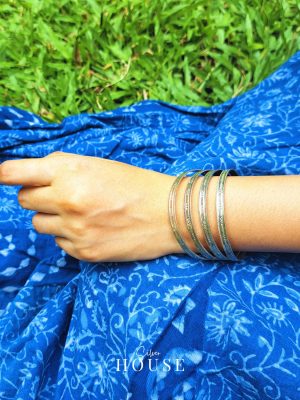 Sterling Silver Bangles - Anika by Silver House, Kangan