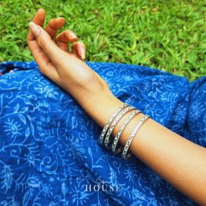 Sterling Silver Bangles - Reha by Silver House