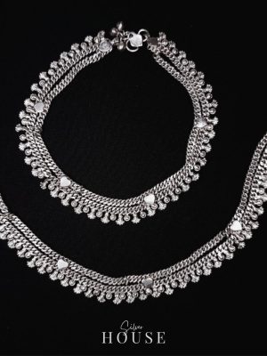Avyana Silver Payal/Anklet