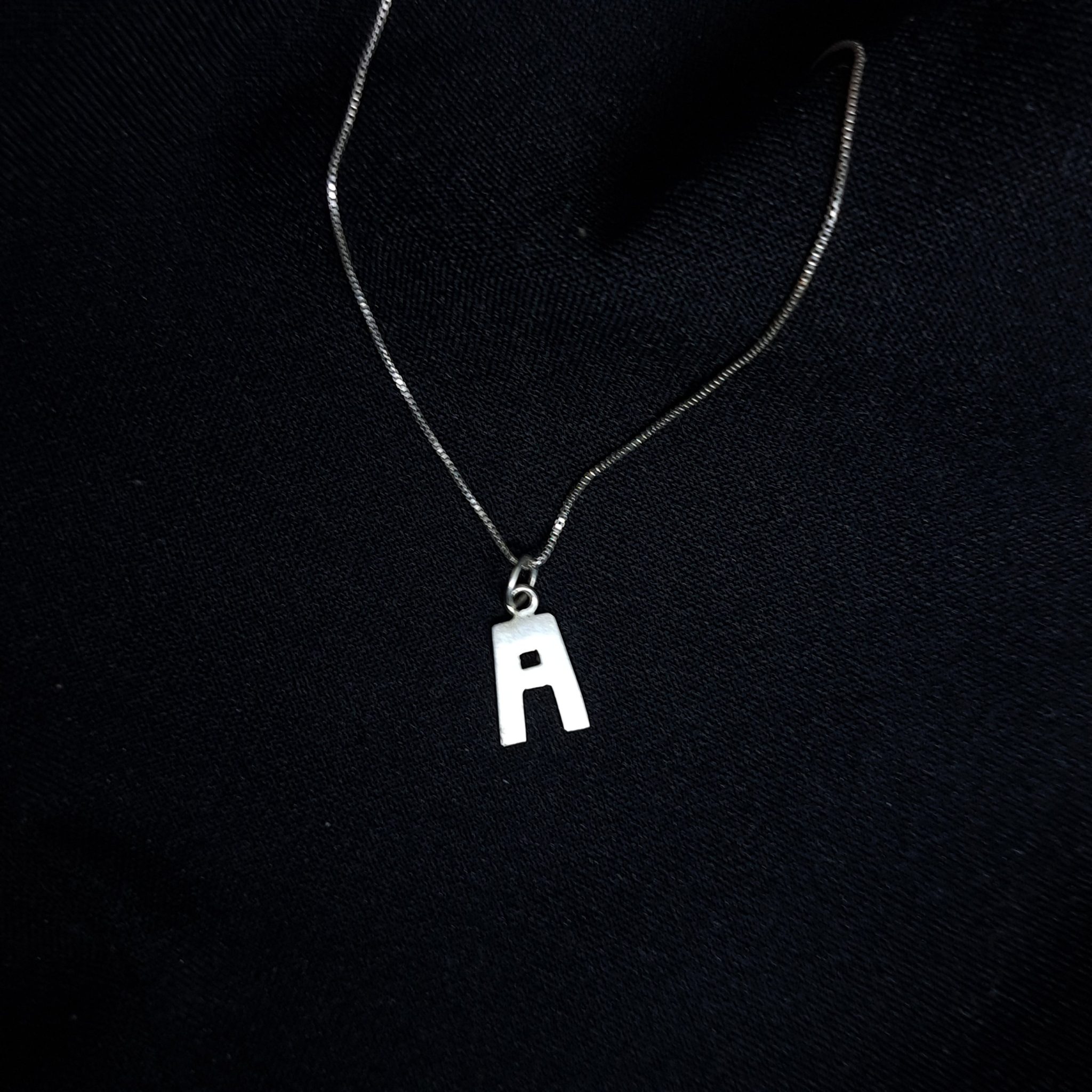 A Silver Alphabet Pendant | Silver House