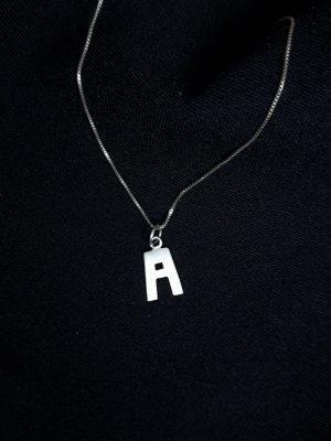 A Silver Alphabet Pendant | Silver House