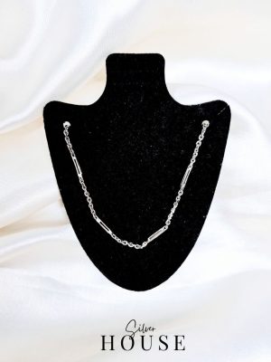 Sterling Silver Figaro Chain