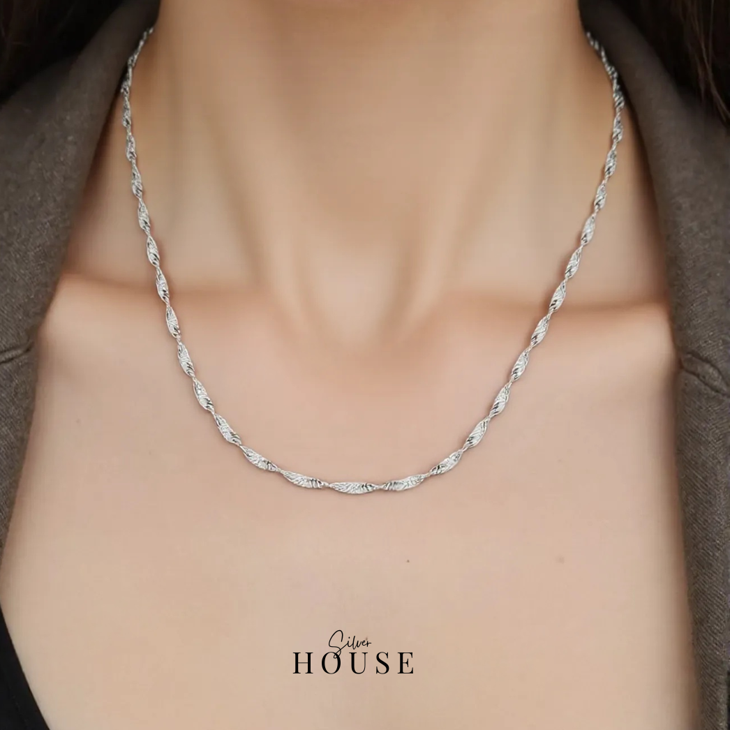 Sterling Silver Disco Chain