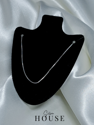Box Link Sterling Silver Chain