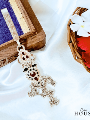 Ayudha Silver Waist Key Chain