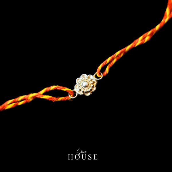 Full Daisy Sterling Silver Rakhi by Silver House