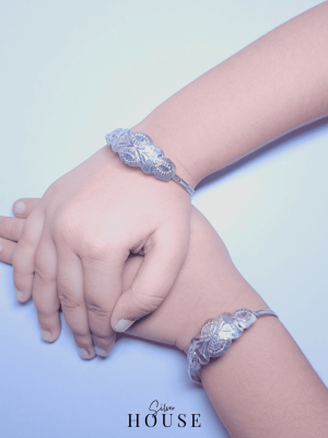 Ohana Silver Bangles for Babies