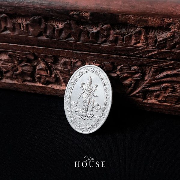 Lakshmi Devi Silver Coin by Silver House