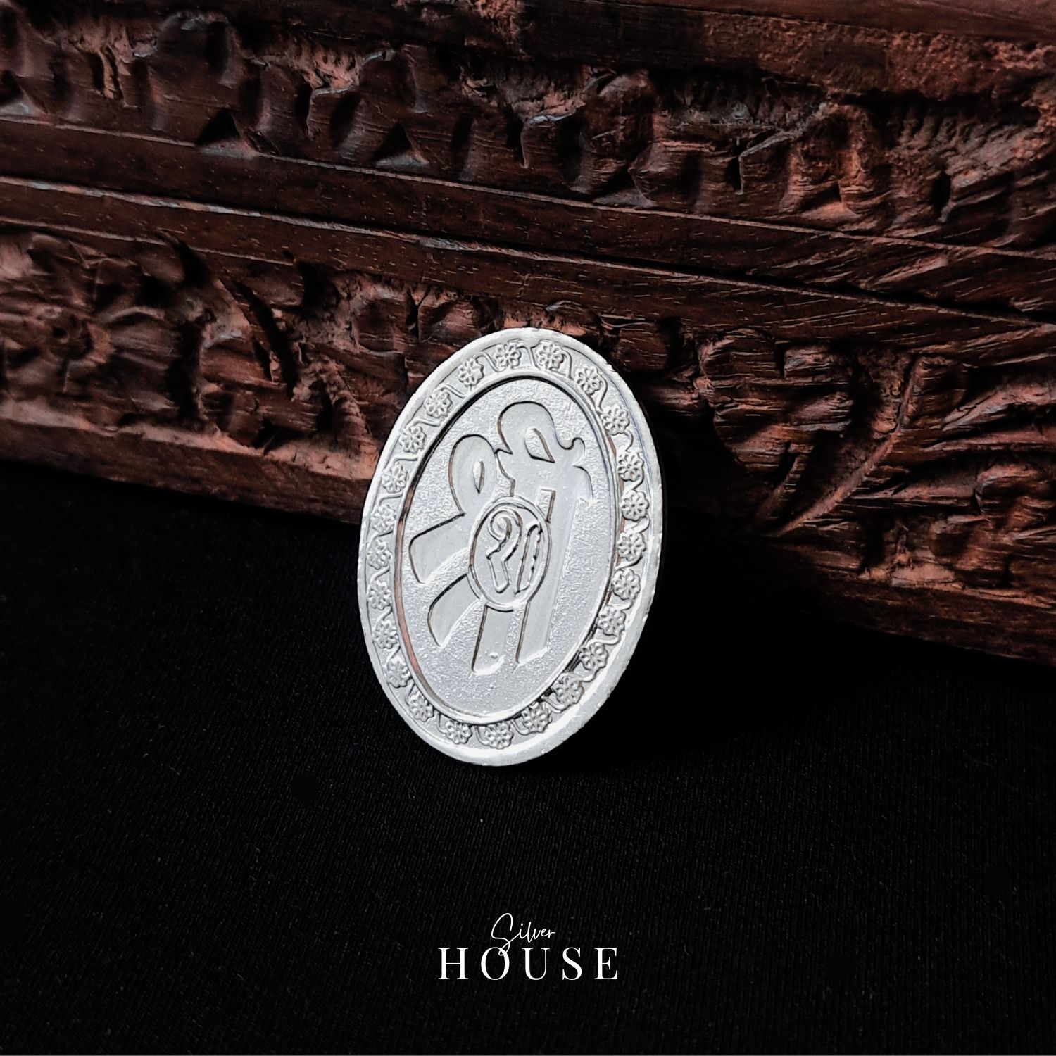 Lakshmi Devi Silver Coin by Silver House