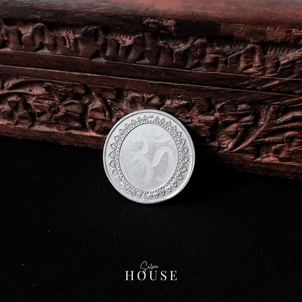 Radha Krishna Silver Coin by Silver House