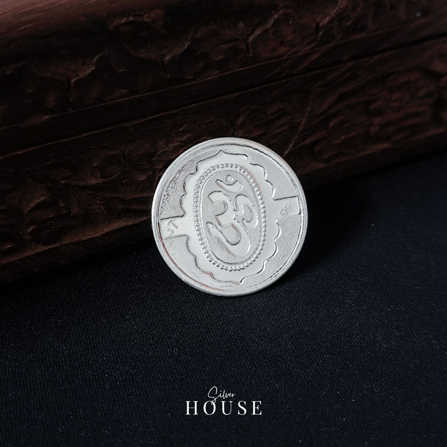 Shree Ganesha Silver Coin by Silver House