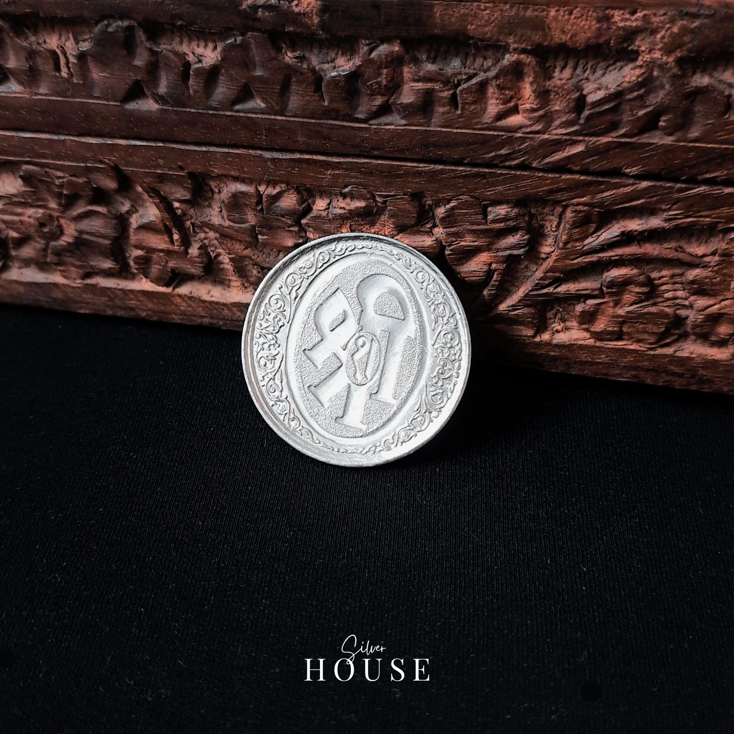 Shree Krishna Silver Coin by Silver House