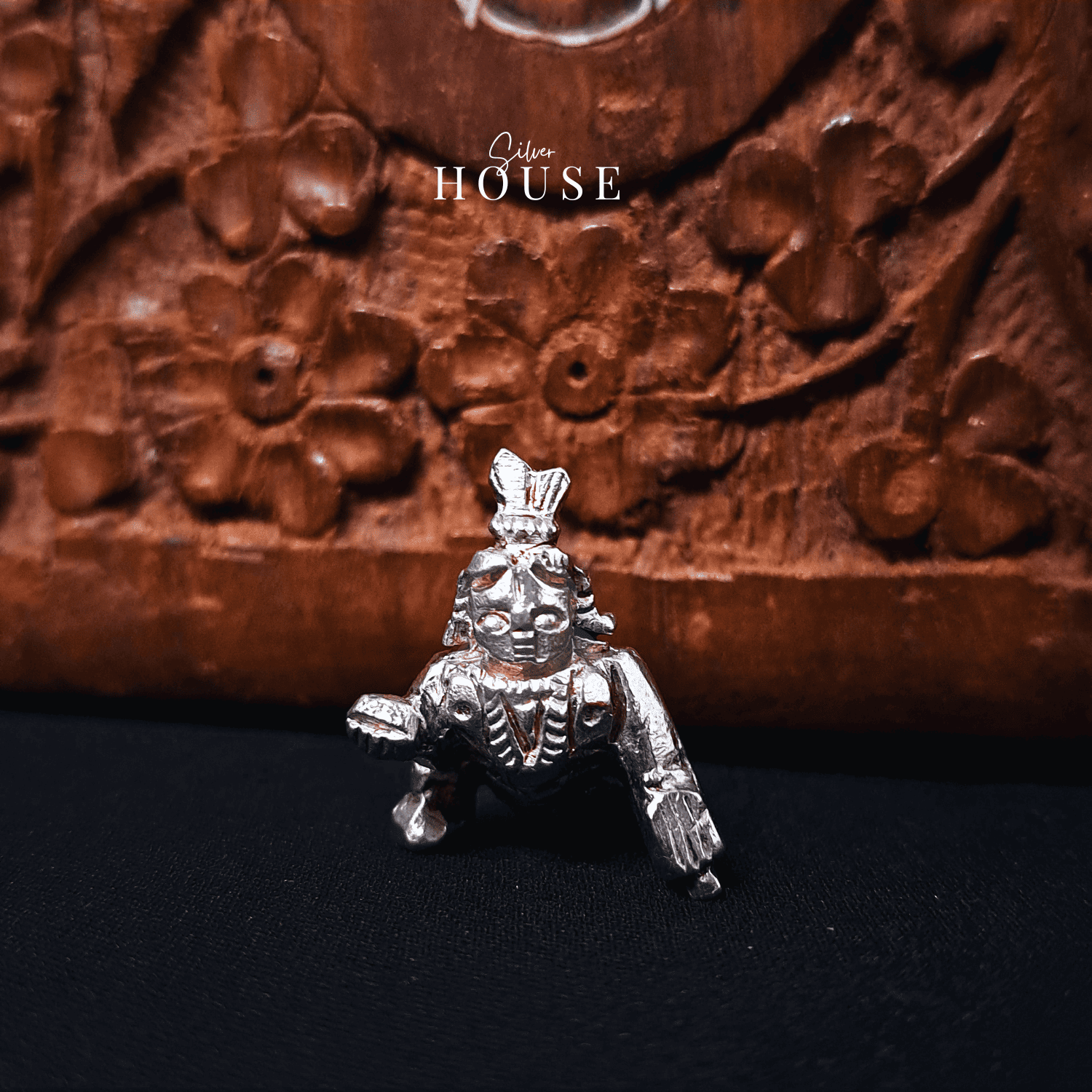 Silver Bal Krishna Murti by Silver House