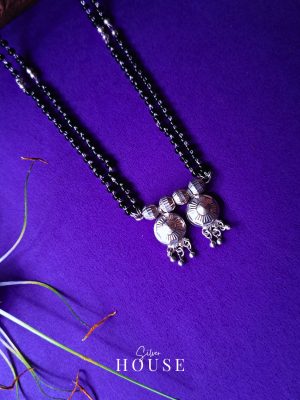 Geetika Silver Vati Mangalsutra