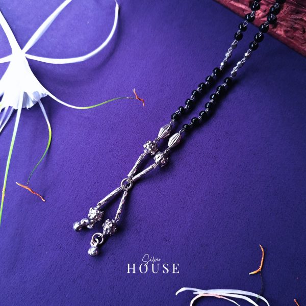 Ekavali Silver Mangalsutra by Silver House