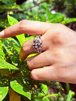 Riona Silver Diamond Ring