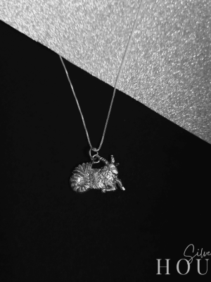 Silver Capricorn Necklace by Silver House