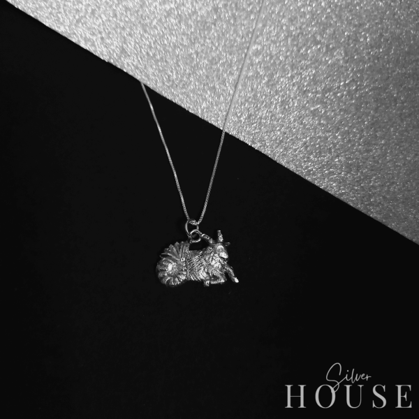 Silver Capricorn Necklace by Silver House