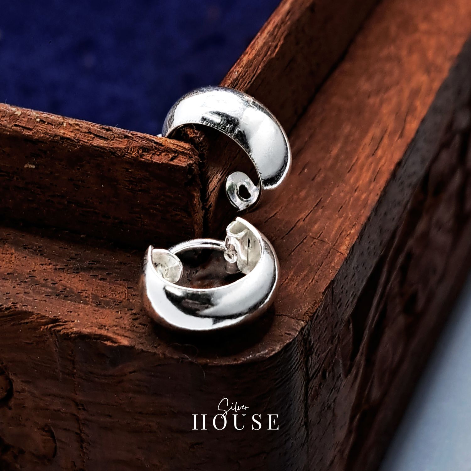 925 Silver Bali Earrings for men - Silver House