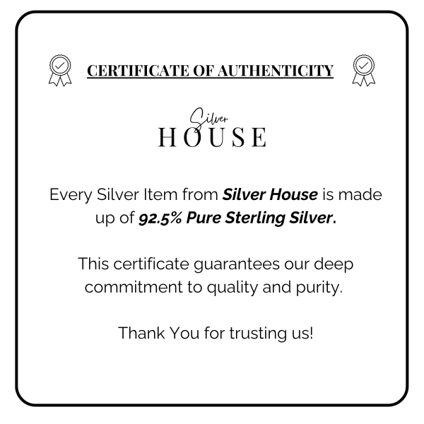 Certificate of authenticity by Silver House