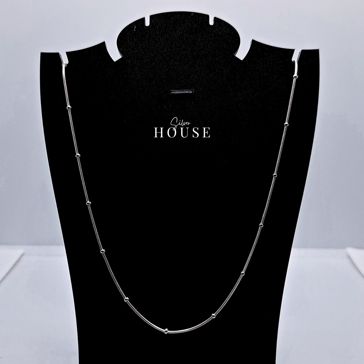 925 Silver Bead Chain by Silver House