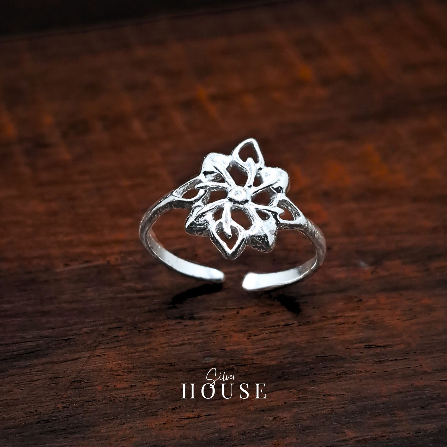 925 Silver Chakra Ring by Silver House