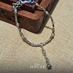 925 silver bracelet with Rose Charm