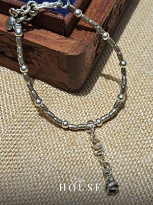 925 silver bracelet with Rose Charm