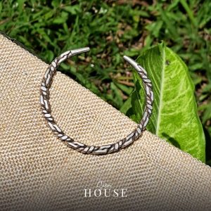Silver Kada for Men Knot Design by Silver House