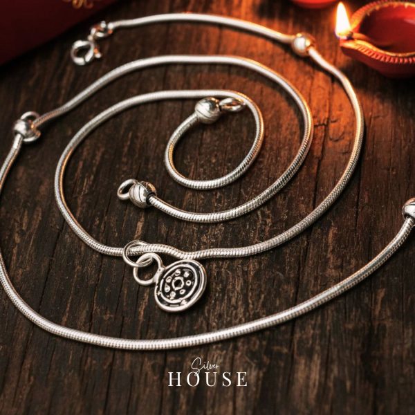 925 Silver Mandala Payal - Image 2