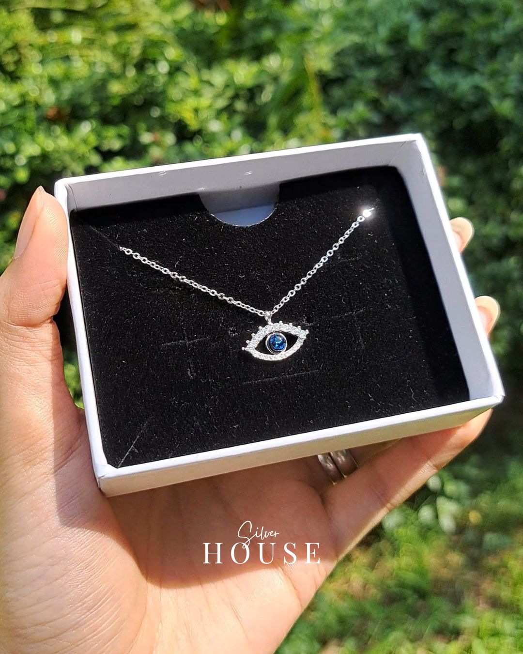 925 Silver Evil Eye Necklace