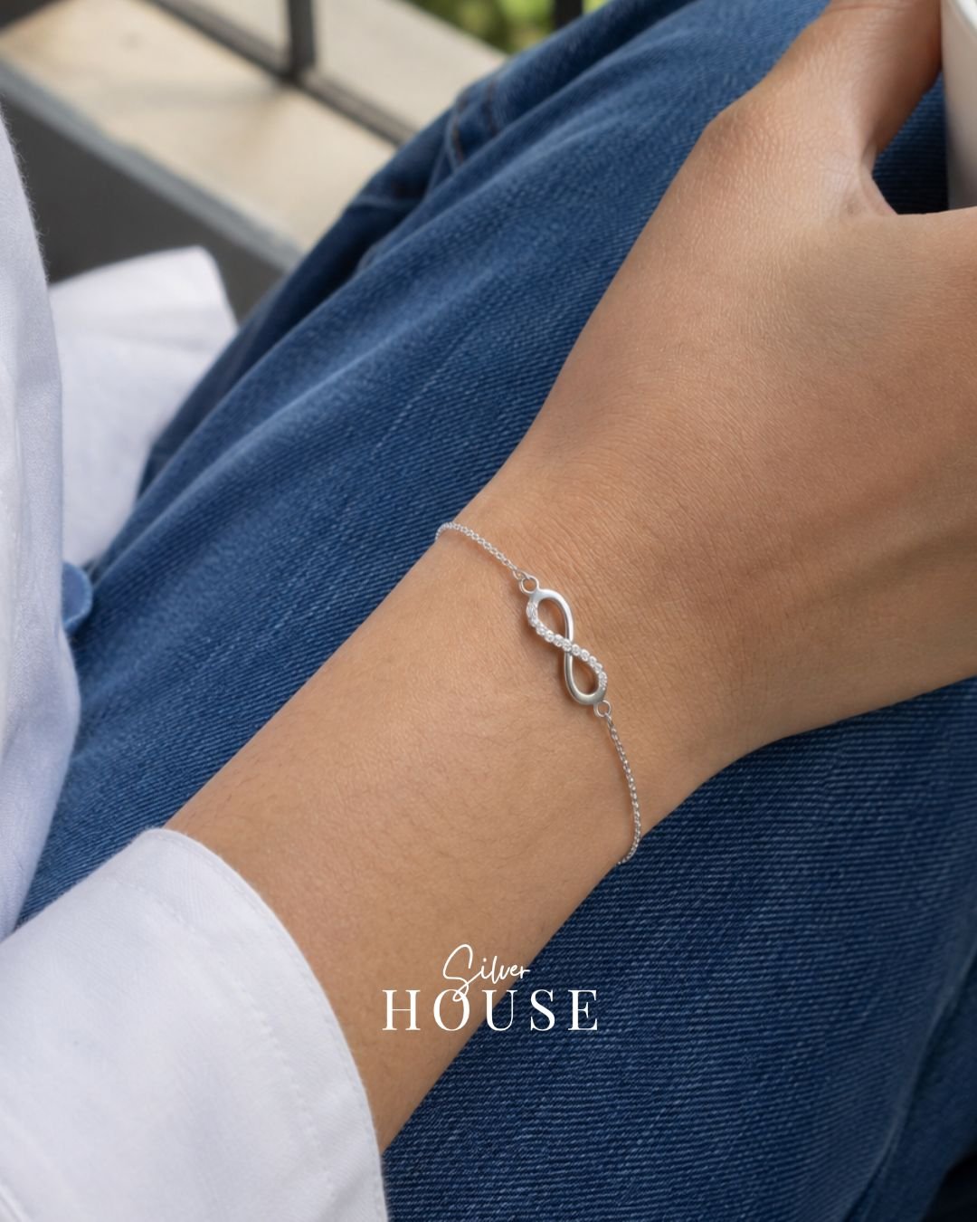 925 Silver Infinity Bracelet for women by Silver House