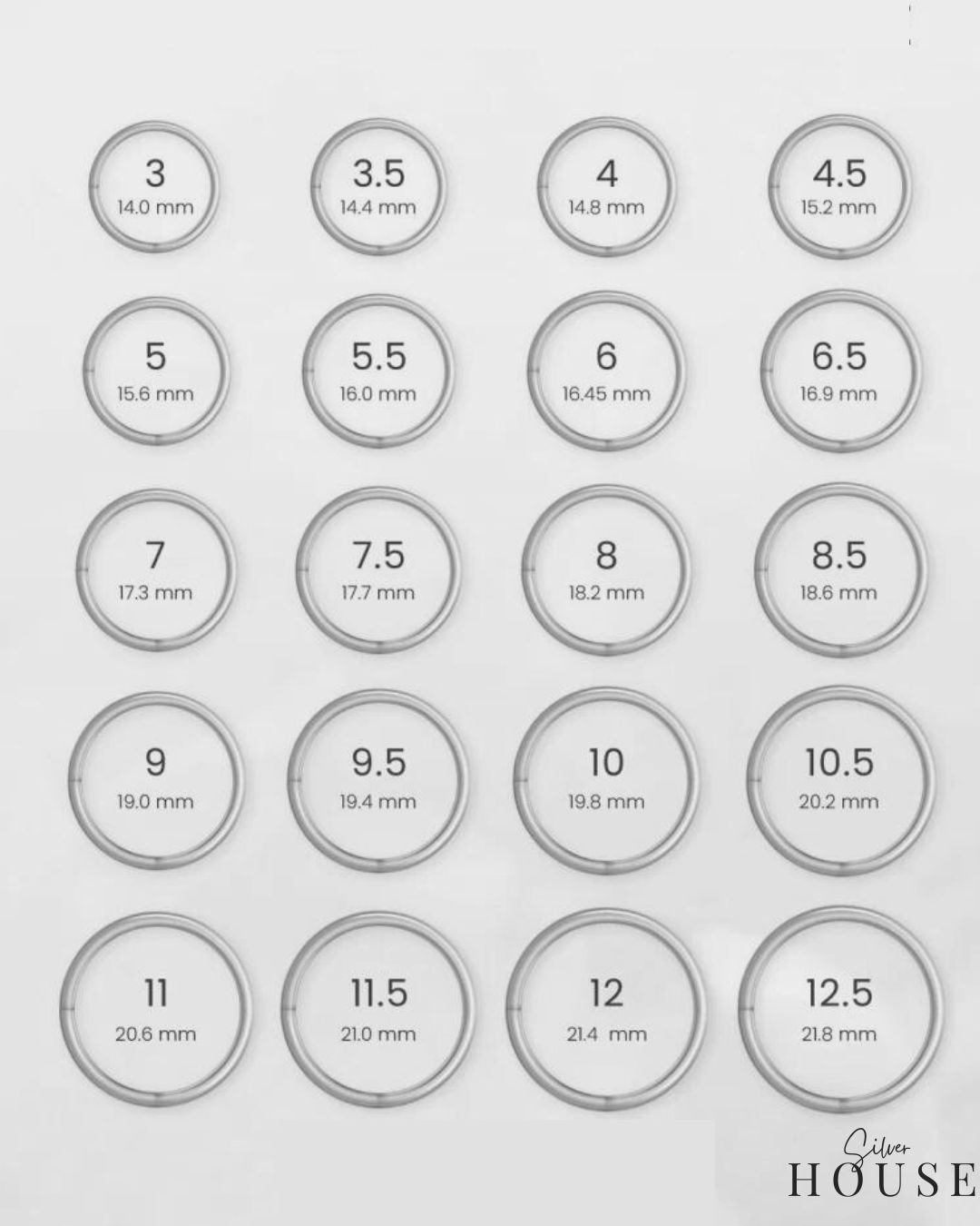 ring size chart